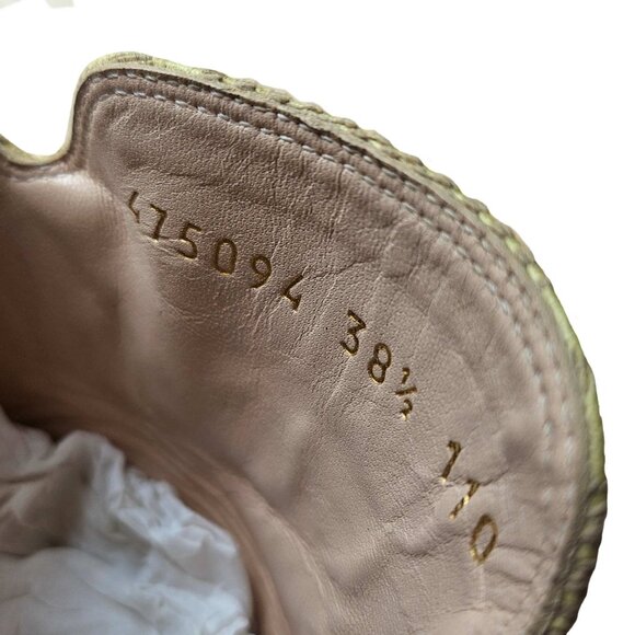 GUCCI YELLOW JUMBO GG PRINCETON SLIPPERS (38.5) - Picture 13 of 13